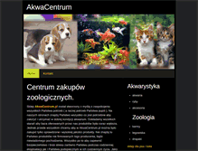 Tablet Screenshot of akwacentrum.pl